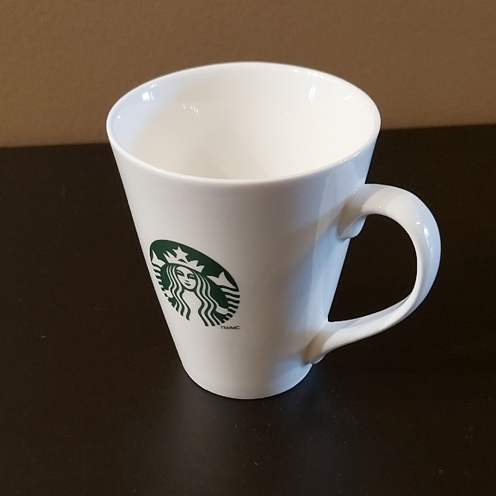 Starbucks White Mug with Green Logo